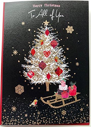 All of You 6 Christmas Card Lovely Verse and Quality 