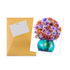 Daisy Delight Vibrant Pop Up Flower Vase Card