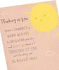 Sunburst Design Thinking of You Open Card