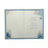 On The Birth Of Baby Boy Blue Balloons And Teddy Design Opacity Congratulations Card