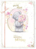 Bear With Bouquet Amazing Mum Handmade Boxed Birthday Card