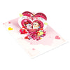 Cute Puppies & LOVE Theme Romantic 3D Pop Up Card