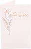Tulip Design Sympathy Card