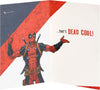 Marvel Deadpool Design 13th Birthday Card with Badge