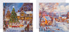 Festive Scene 16 Pack 2 Designs Charity Christmas Cards