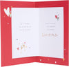 Hearts and Leaves Design Husband Valentine's Day Card
