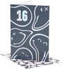 Smiley Face Design 16th Birthday Card