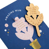 3D & Pop Up Wooden Plant Keepsake Mum Mother's Day Card