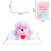 Beary Much in Love Bear 3D Pop Up Greeting Card - Valentine’s Day Anniversary Birthday Wedding