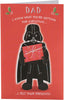 Star Wars  Darth Vader Design Dad Christmas Card