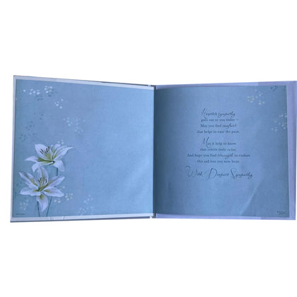With Deepest Sympathy From All Of Us Card With Keepsake Wallet