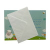 For Godson Cute Lamb With Bees Design Open Easter Card