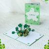 Lucky Clover 3D Pop Up Greeting Card