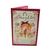 Daughter Age 18 Girl Walking Through A Park Birthday Card