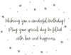 Candles and Stars Embellished 85th Birthday Card
