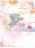 Bear At table With Cake Lovely Nan Birthday Card