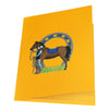 Barnside Bond Horse & Rider 3D Pop Up Greeting Card