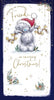Bear And Bells For Amazing Friend Christmas Card