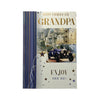 For Grandpa Vintage Style Photographic Car Design Father's Day Card