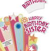 Paper Wonder Pick a Title Customizable Pop Up Birthday Card for Her Sister Niece Goddaughter Great Granddaughter