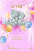 Bears Sitting Down Wonderful Friend Birthday Card