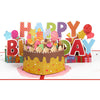 Sweet Celebration 3D Birthday Cake Pop Up Card