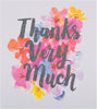 Glitter Finished Thank You Card "Appreciated"