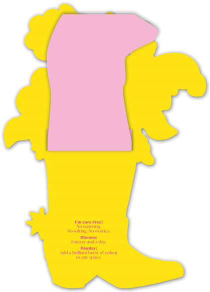 Cowboy Boot Design Open Card