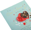 Heart Shaped Box of Chocolates Design One I Love Valentine's Day Card