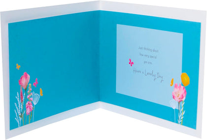 Floral Photographic Design Open Mother's Day Card