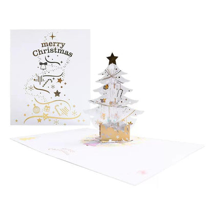 Season’s Sparkle Crystal Tree 3D Pop Up Christmas Card