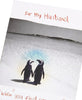 Cute Penguins Design Husband Birthday Card