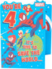 Marvel Pop-Up Design 4th Birthday Card