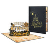 Golden Wishes 3D Birthday Pop Up Card