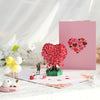 Whispers of Love Heart Tree 3D Pop Up Valentine’s Day Card - Wedding Anniversary