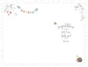 Bear Sleeping In Basket Birth Baby Girl Congratulations Card