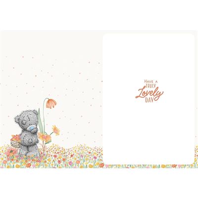 Bear With Floral Heart For Great Grandma Mother's Day Card