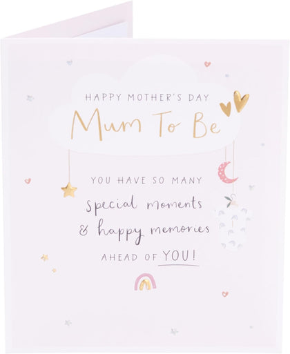 Cute Cloud Design for Mum To Be Mother's Day Card