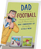 Funny Football Design Dad Father's Day Card
