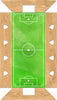 3D Pop-Up Football Table Design Birthday Card