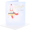 Girl in Hat & Scarf Granddaughter Christmas Card