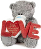 Me To You Tatty Teddy 27cm Large Bear With 'Love' Banner Official Valentine's Day Collection
