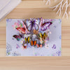 Blue and Purple Butterfly 3D Pop Up Greeting Card