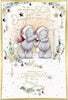 Bears In Santa Hats Son & Daughter in Law Handmade Christmas Card
