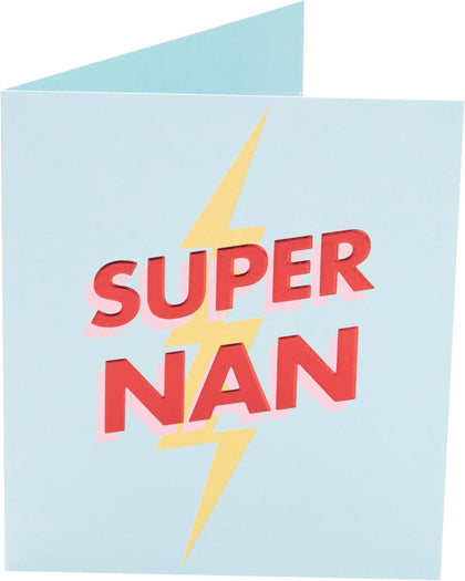 Super Nan Design Mother's Day Card