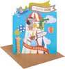 Safari Animals at Fun Fair Design Son Birthday Card