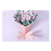 Elegant Lily Bouquet 3D Pop Up Greeting Card - Wedding Birthday Mother's Day Anniversary