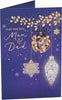 Baubles Design Mam & Dad Christmas Card