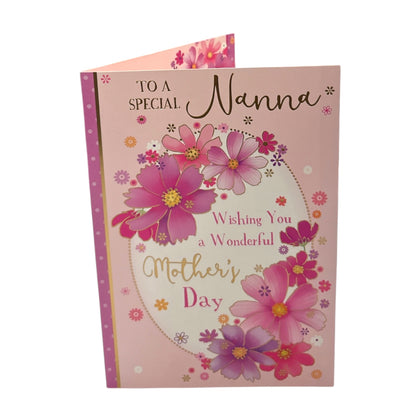 To A Special Nanna Pastel Flowers Design Mother's Day Card	