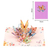 Fluttering Wishes Hot Stamped Purple Butterfly 3D Pop Up Greeting Card